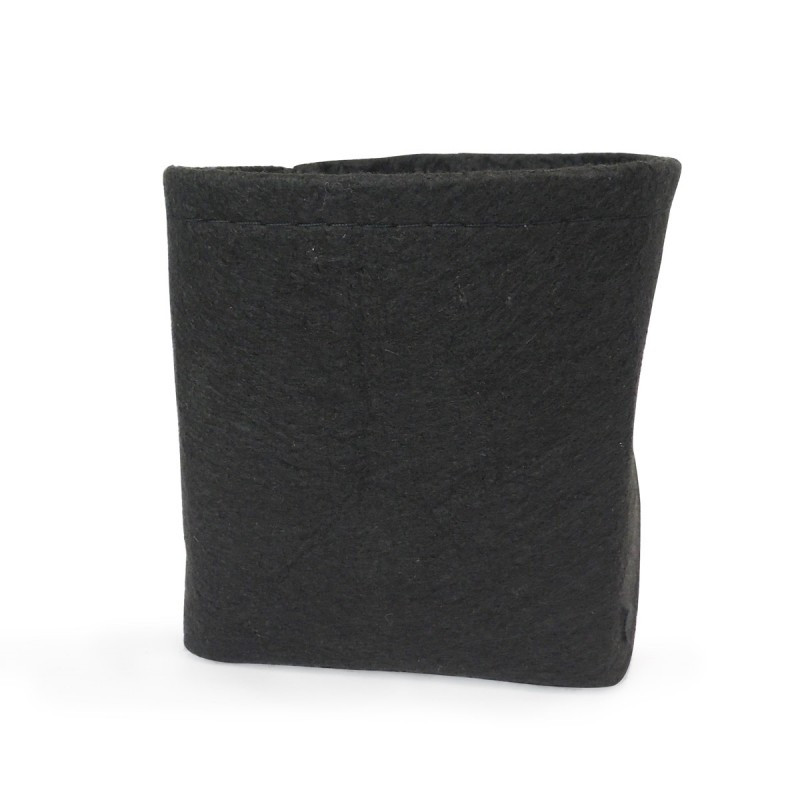 Pot textile noir 1 litre - Texpot
