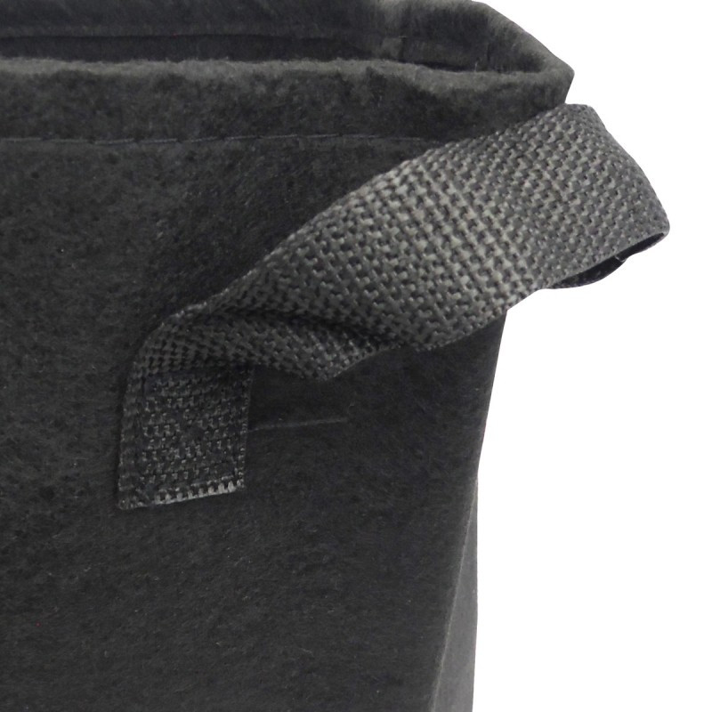 Pot textile noir 10 litres - Texpot Pot textile noir 10 litres - Texpot