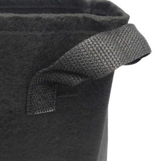 Pot textile noir 15 litres - Texpot