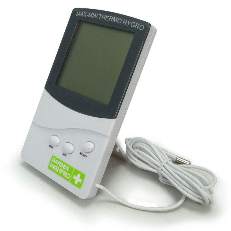 Thermo Hygromètre médium à sonde garden highpro Thermo Hygromètre médium à sonde garden highpro