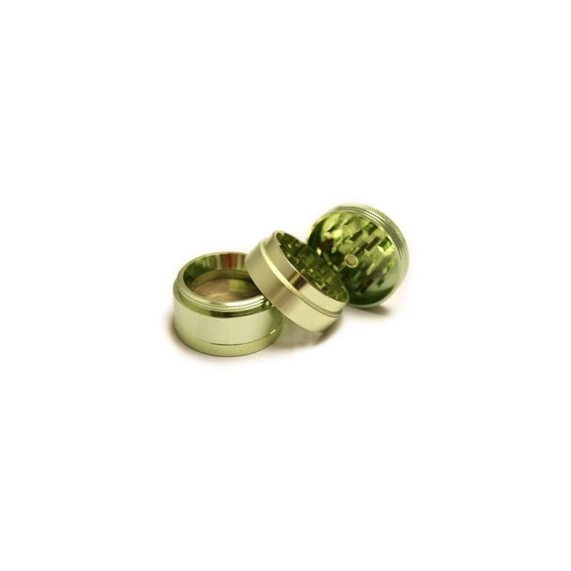 Grinder 4 parties pollinator anodisé vert Ø 40 mm