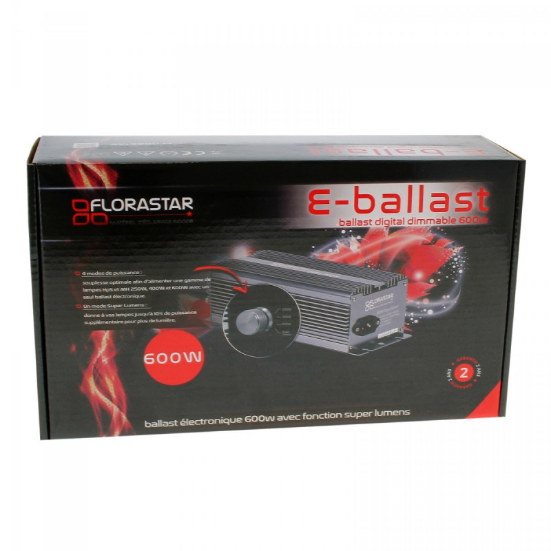 Ballast électronique 600W + mode super lumens florastar Ballast électronique 600W + mode super lumens florastar