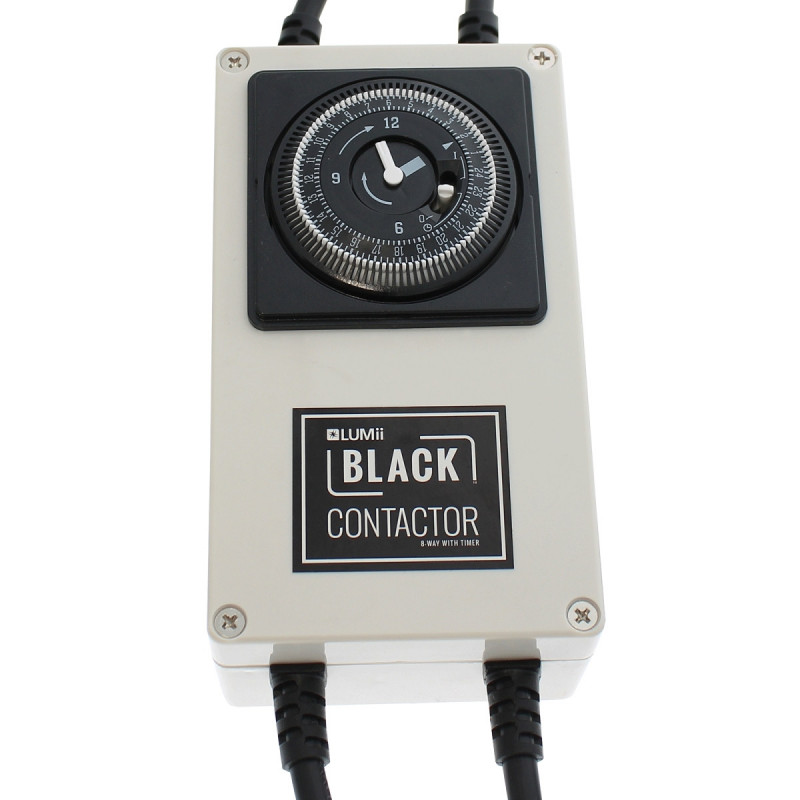 Minuteur lumii black contactor 8 x 400W ou 600W Minuteur lumii black contactor 8 x 400W ou 600W