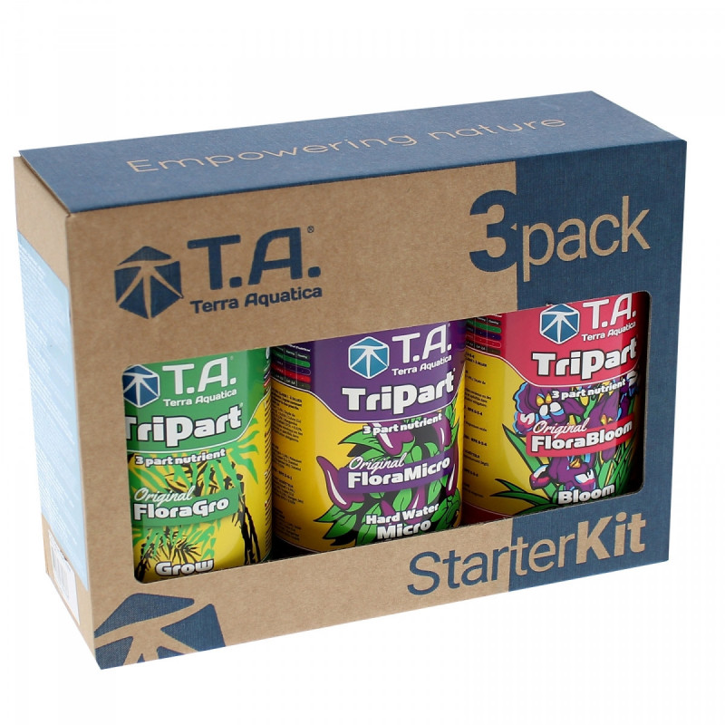 Starter kit Tripart eau dure - terra aquatica Starter kit Tripart eau dure - terra aquatica