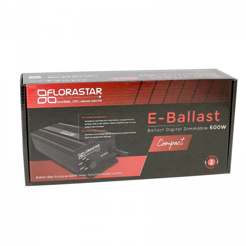 Ballast électronique 600W dimmable Super Mini florastar Ballast électronique 600W dimmable Super Mini florastar