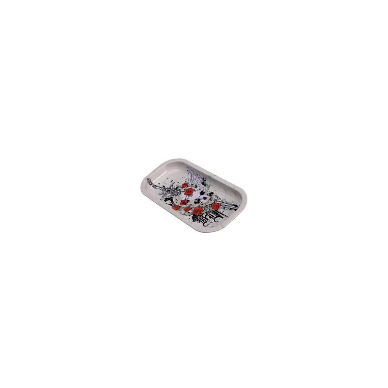 Plateau black leaf - 21 x 10.5 cm