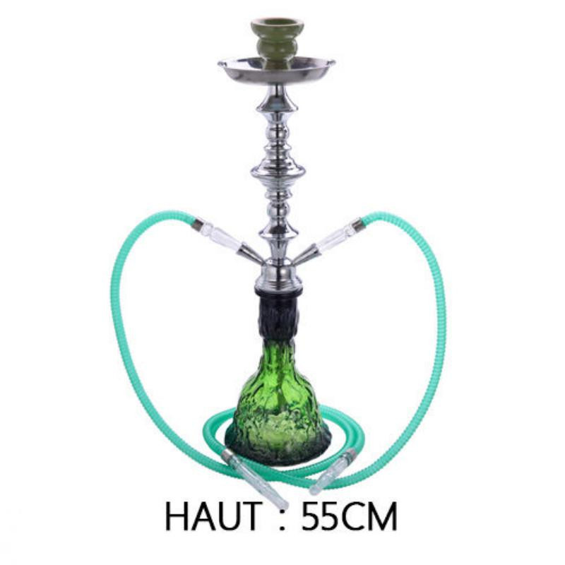 Chicha Zoumi 55cm complète couleur vert - 40508050 Chicha Zoumi 55cm complète couleur vert - 40508050