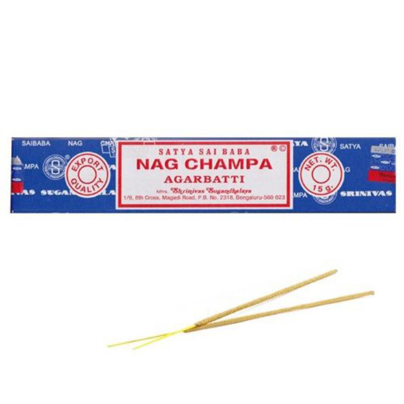 Encens indien batons Nag champa - paquet de 15gr Encens indien batons Nag champa - paquet de 15gr