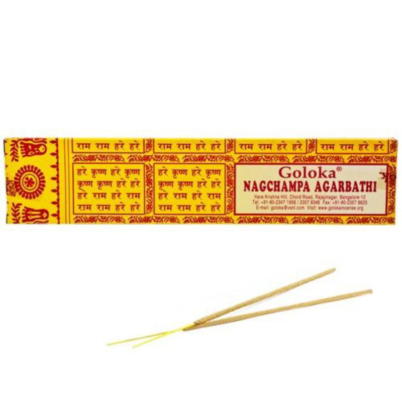 Encens indien batons Goloka - paquet de 16gr Encens indien batons Goloka - paquet de 16gr