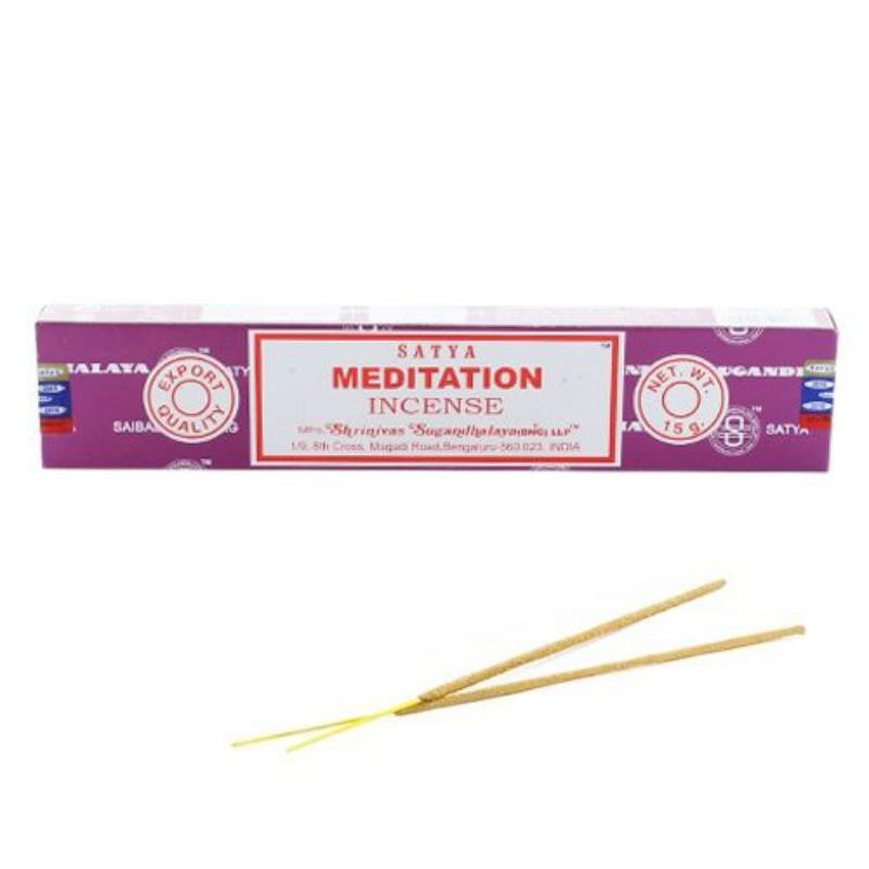 Encens indien bâtons méditation - paquet de 15gr Encens indien bâtons méditation - paquet de 15gr