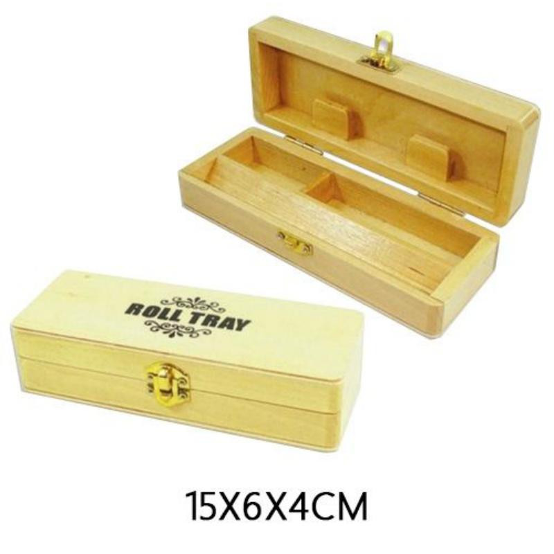 Spliff box boite de rangement bois - 15 x 6 x 4 cm