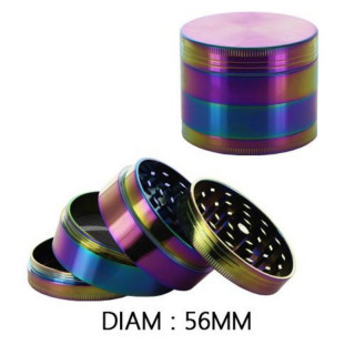 Grinder 56mm 4 parties Rainbow - PH5917W