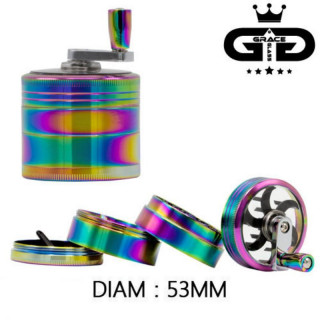 Grinder grace Amsterdam 53mm 4 parties - BN-40MT
