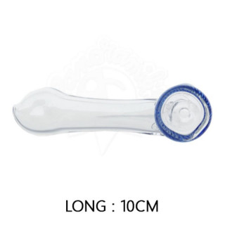 Pipe en verre 10 cm mix couleurs - MGP38