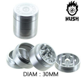 Grinder Kush Argos 30mm 4 parties Gris