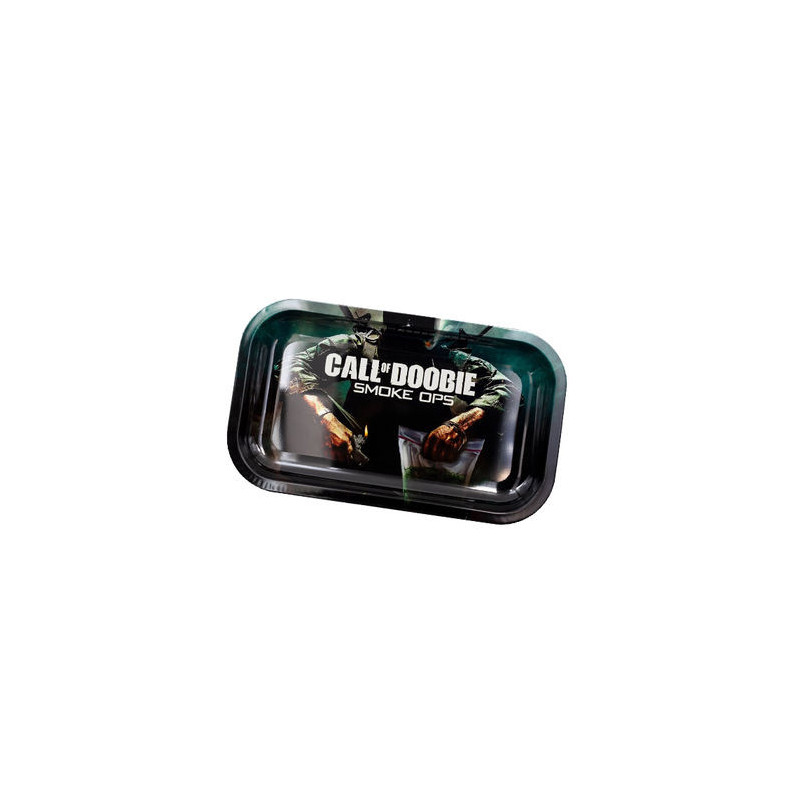 Plateau de roulage métal Call Of Doobie - 27 x 16 cm