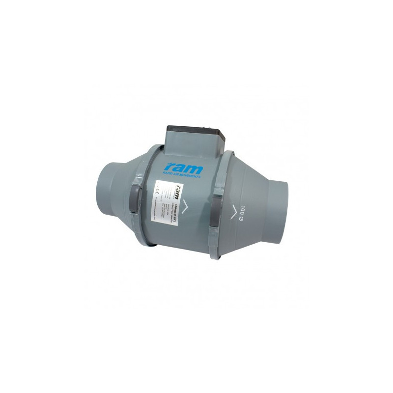 Extracteur 100mm 199m3/h - 2 vitesses RAM Extracteur 100mm 199m3/h - 2 vitesses RAM