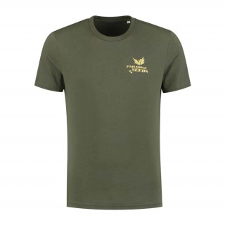T-Shirt Homme Olive logo dorée - Paradise Seeds