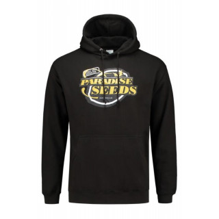 Sweat à capuche noir ancien logo Paradise Seeds dorée - Paradise Seeds
