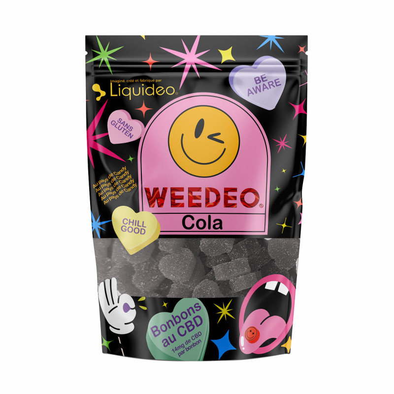 Bonbons Cola CBD - Sachets 40 GR - Weedeo