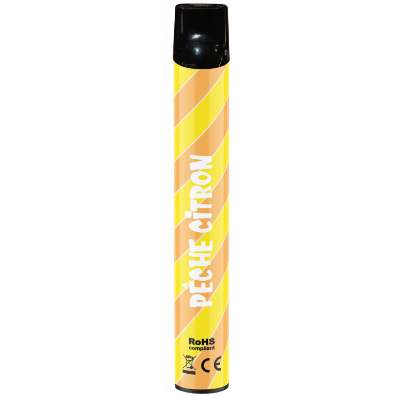 Wpuff Pêche Citron - Nicotine 0 - 0,9% - Puff Wpuff Pêche Citron - Nicotine 0 - 0,9% - Puff