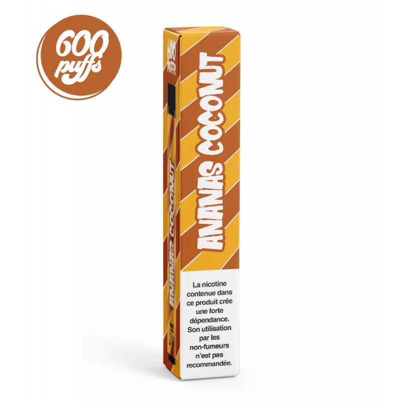 Wpuff Ananas Coconut - Nicotine 0 - 0,9% - Puff Wpuff Ananas Coconut - Nicotine 0 - 0,9% - Puff