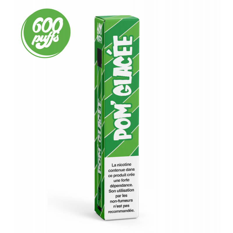 Wpuff Pomme Glacée - Nicotine 0 - 0,9% - Puff Wpuff Pomme Glacée - Nicotine 0 - 0,9% - Puff