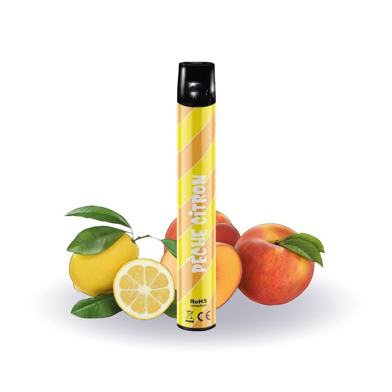 Wpuff Pêche Citron - Nicotine 0 - 0,9% - Puff Wpuff Pêche Citron - Nicotine 0 - 0,9% - Puff