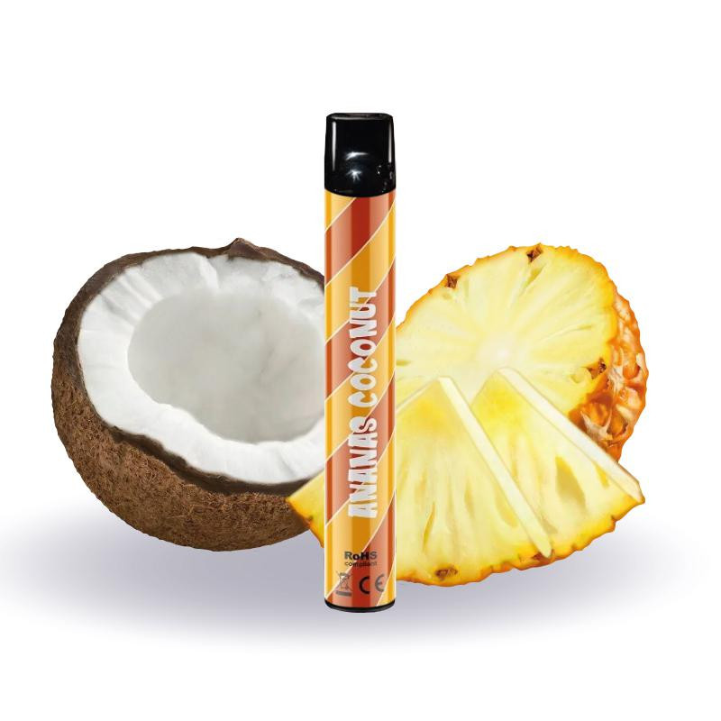 Wpuff Ananas Coconut - Nicotine 0 - 0,9% - Puff Wpuff Ananas Coconut - Nicotine 0 - 0,9% - Puff