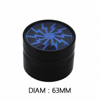 Grinder Alu 60mm 4 parties Bleu - SD630