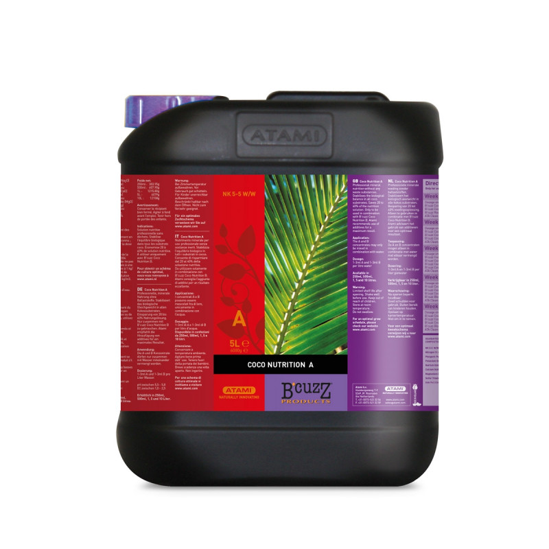 Coco Nutrition A - 5 litres - B'Cuzz Coco Nutrition A - 5 litres - B'Cuzz