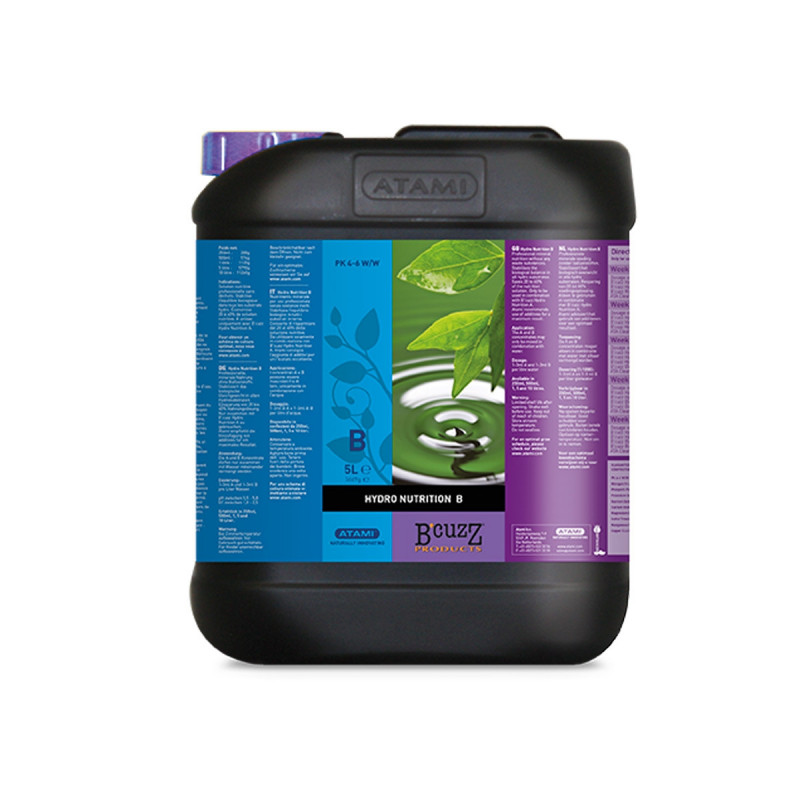 Hydro Nutrition B - 5 litres - BCuzz Atami Hydro Nutrition B - 5 litres - BCuzz Atami