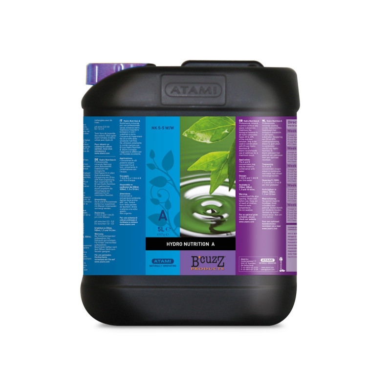 Hydro Nutrition A - 5 litres - BCuzz Atami Hydro Nutrition A - 5 litres - BCuzz Atami