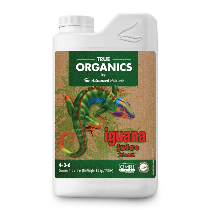 Iguana Juice - Bloom - True Organics - Advanced Nutrients Iguana Juice - Bloom - True Organics - Advanced Nutrients