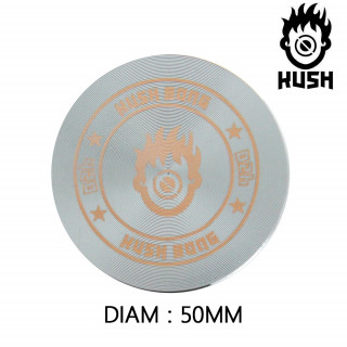 Grinder Kush Curved 50mm 4 parties Argent