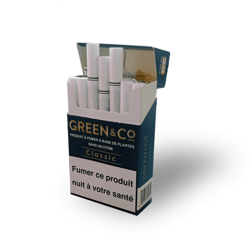 Cigarettes CBD - Classic - Green&Co Cigarettes CBD - Classic - Green&Co