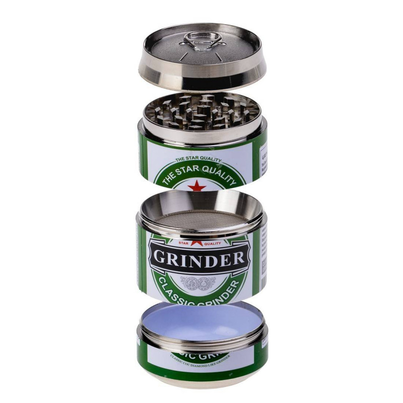 Grinder Bière - 4 Parties - 50mm - Démonstration Grinder Bière - 4 Parties - 50mm - Démonstration