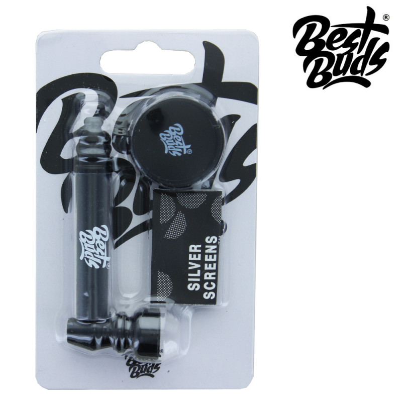 Pipe en fer + Grinder - Best Buds - Packaging Pipe en fer + Grinder - Best Buds - Packaging
