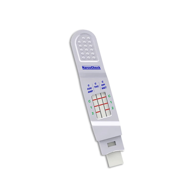 Test salivaire 5 drogues en 1 - NarcoCheck Test salivaire 5 drogues en 1 - NarcoCheck