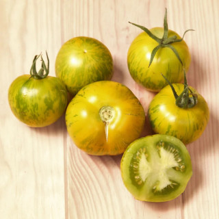 Tomate Verte Mi-Saison Green Zebra - Kokopelli