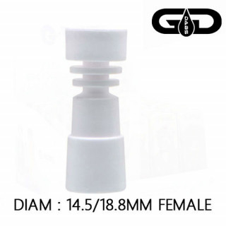 Douille Clou en Céramique Female - 14.5/18.8mm - Grace Dabs