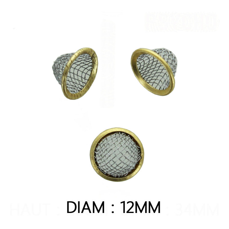 Boite de 25 Grilles pour Pipes et Bangs - 12 mm Boite de 25 Grilles pour Pipes et Bangs - 12 mm
