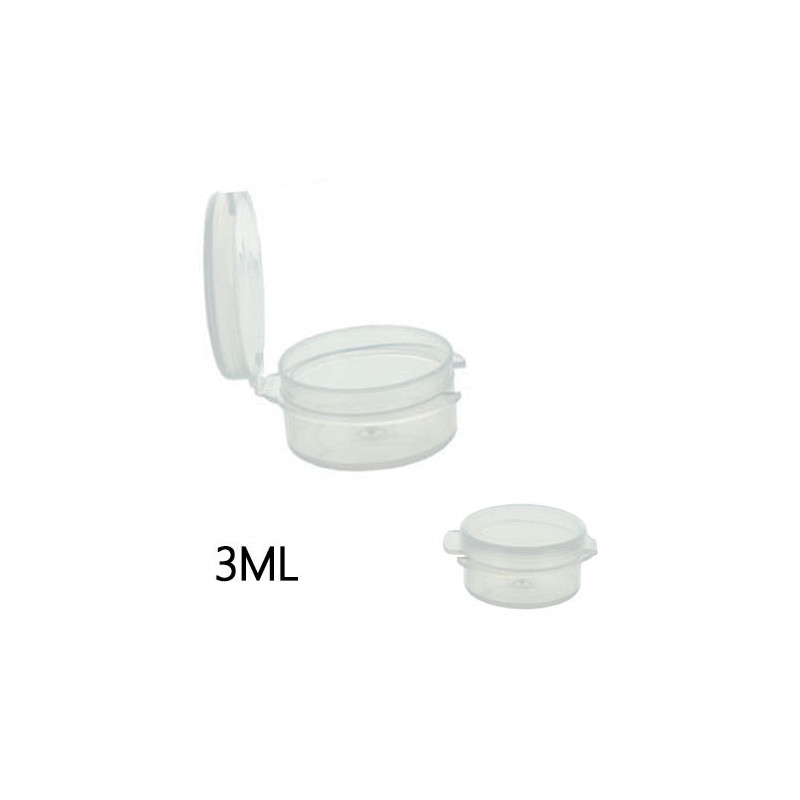 Petite boîte en plastique transparent - 3ml Petite boîte en plastique transparent - 3ml