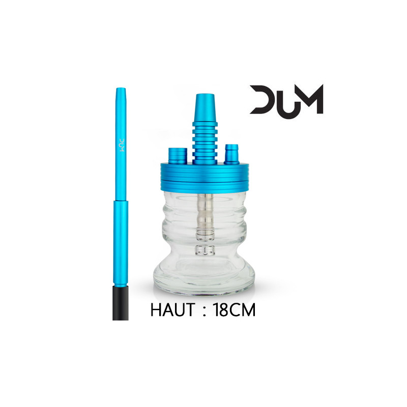 Chicha Portable "Affordable" Bleue - 18cm - DUM Chicha Portable "Affordable" Bleue - 18cm - DUM