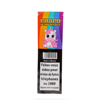 Feuilles à rouler - Blunt Hemp Wrap "Elya" - Chewing Gum - Chapo