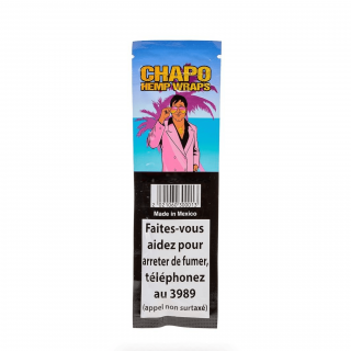 Feuilles à rouler - Blunt Hemp Wrap "Miami" - Mangue - Chapo