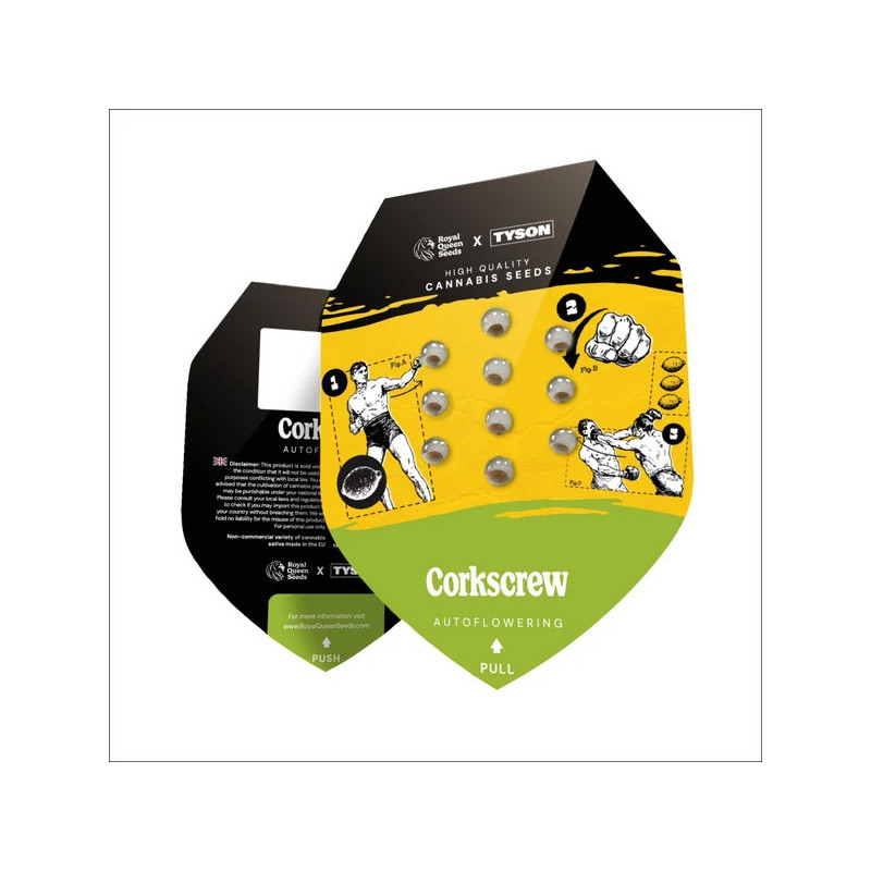 Corkscrew Auto - Automatic - Paquet - Royal Queen Seeds Corkscrew Auto - Automatic - Paquet - Royal Queen Seeds
