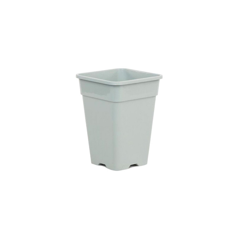 Pot carré blanc 2 litres - 15 x 15 x 20 cm Pot carré blanc 2 litres - 15 x 15 x 20 cm