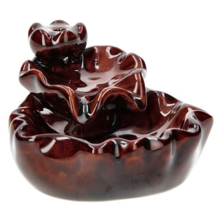 Porte Encens "Fleur de Lotus"- Cascade Backflow - Céramique
