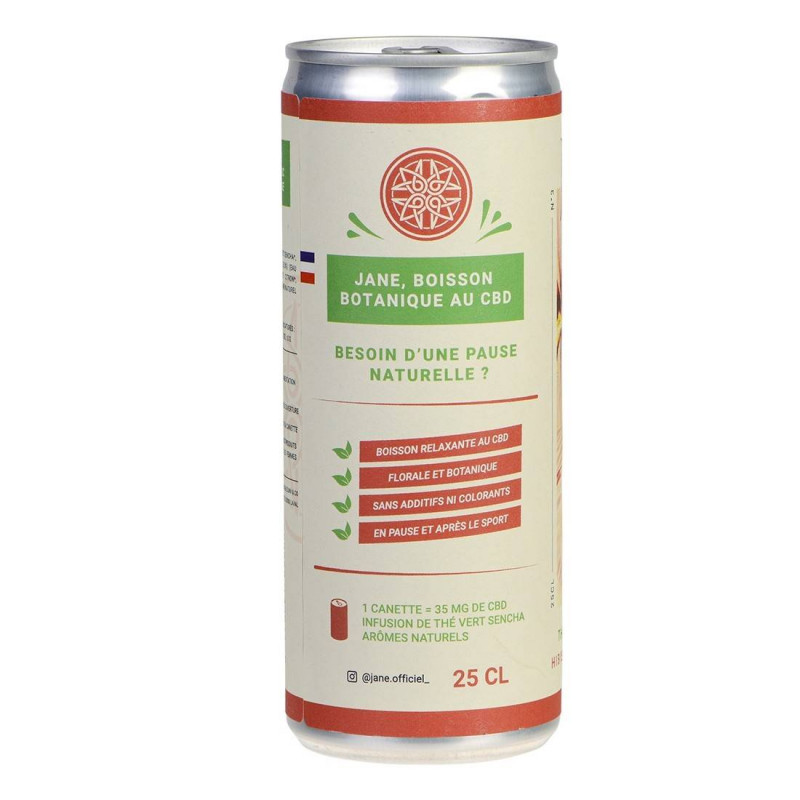 Boisson au CBD - Fraise-Basilic-Hibiscus - JANE Boisson au CBD - Fraise-Basilic-Hibiscus - JANE